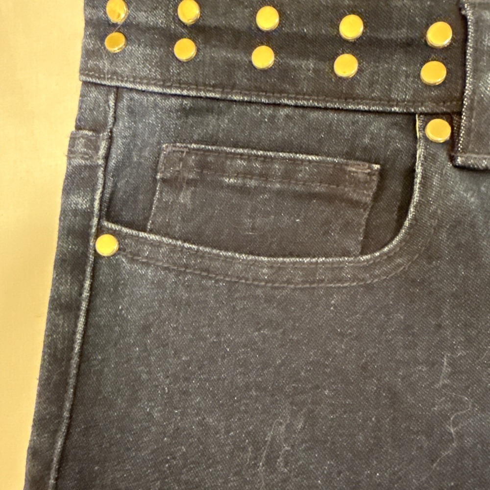 JEANS SKINNY Women 8 Studded Izzy DARK WASH  Jeans MICHAEL KORS NWT